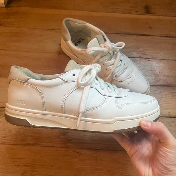 Madewell Court Sneakers in White Leather - Picture 2 of 5